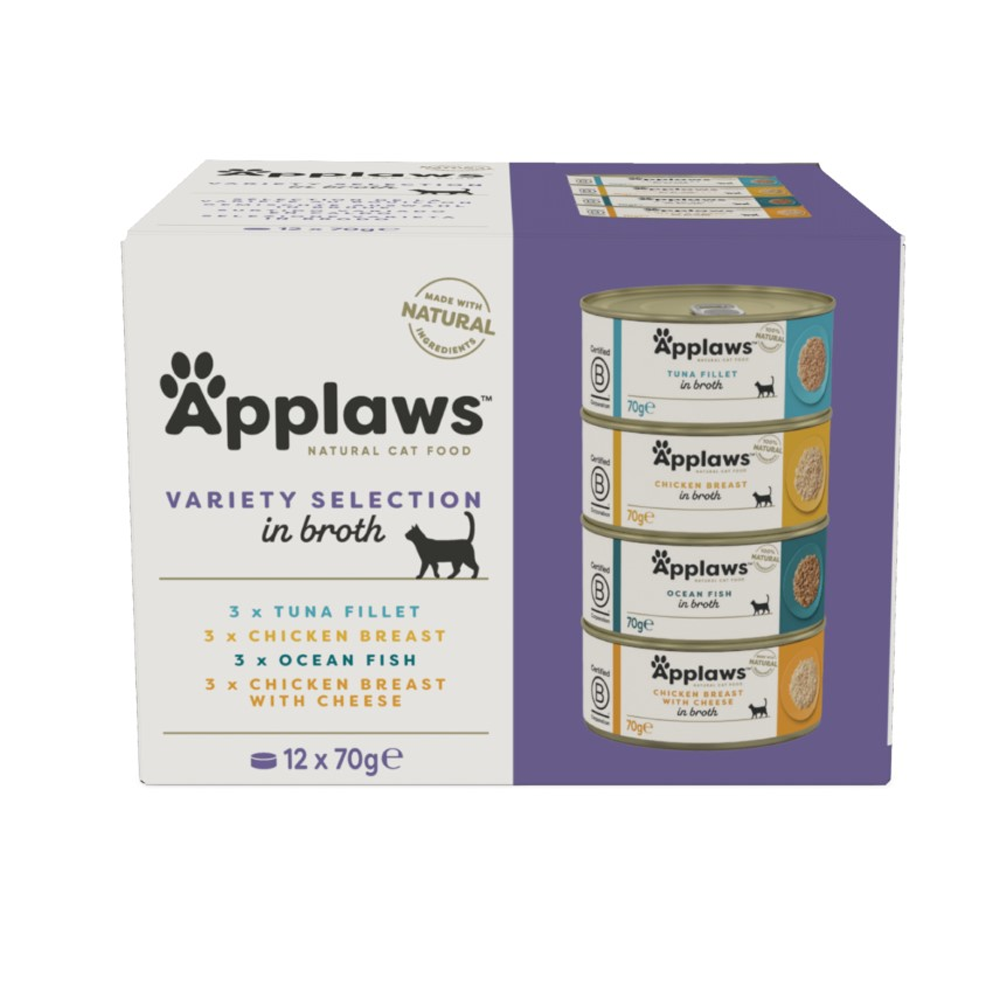Applaws Cat Supreme Select Tin Multipack 12x70g