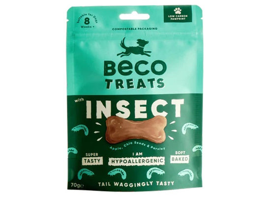 Beco Treats Bugs Apple & Chia Seed 70g