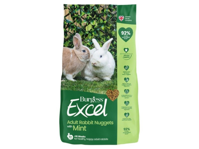 Burgess Excel Rabbit Adult Mint 3kg