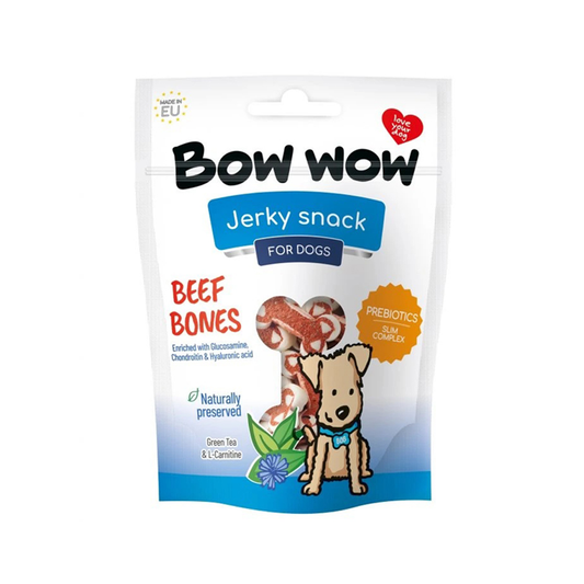 Bow Wow Beef Bones With Prebiotics
