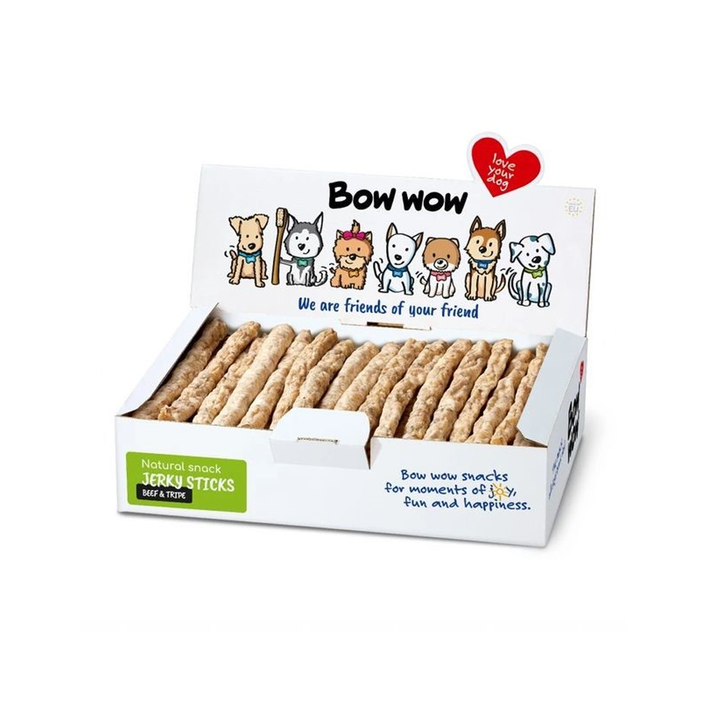 Bow Wow Beef & Tripe Jerky 50pk