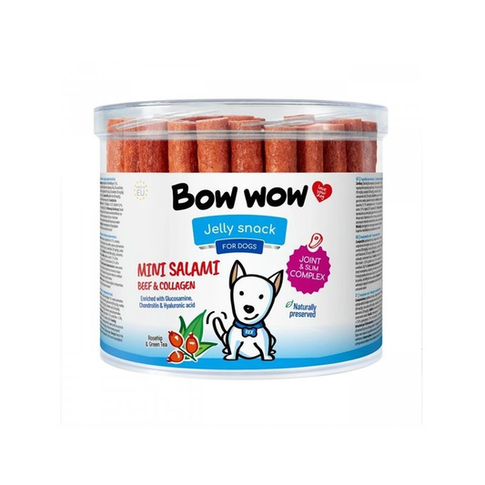 Bow Wow Mini Salami Beef & Collagen 60pk
