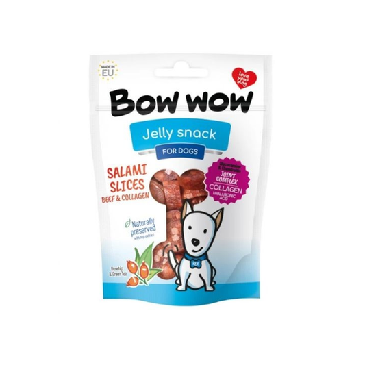 Bow Wow Salami Slices Beef & Collagen