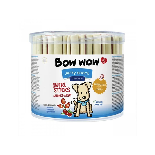 Bow Wow Smoked Meat Swirl Sticks 55pk