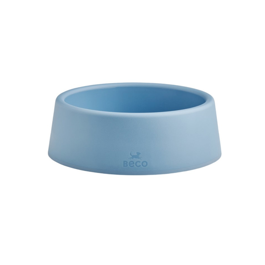 Beco Recycled Plastic Dog Bowl Blue L