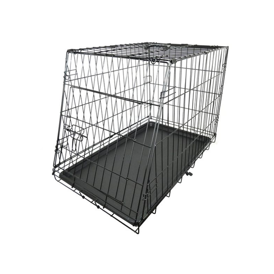 Republic of Pet Sloping Car Crate Large Black