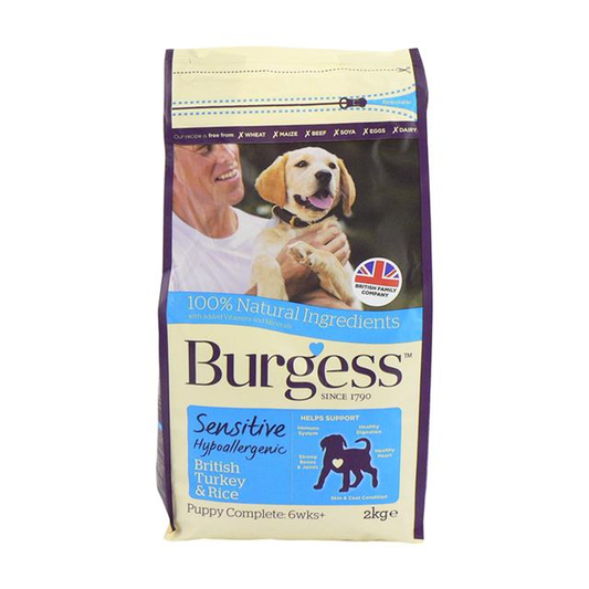 Burgess Puppy Sensitive Turkey & Rice 2kg