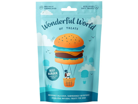 Wonderful World of Treats Burgers Beef 50g