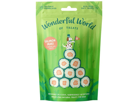 Wonderful World of Treats Sushi Salmon Maki 50g
