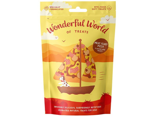 Wonderful World of Treats Pizza Meat Feast 50g