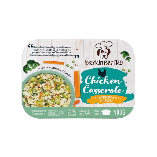 BarkinBISTRO Chicken Casserole Cooked Dog Food