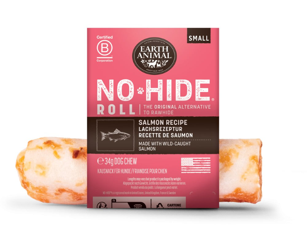 Earth Animal No Hide Salmon Chew Small 4"