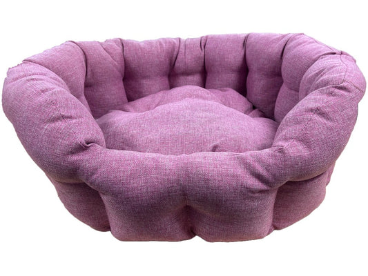 Earth Bound Bed Raspberry Medium 60cm