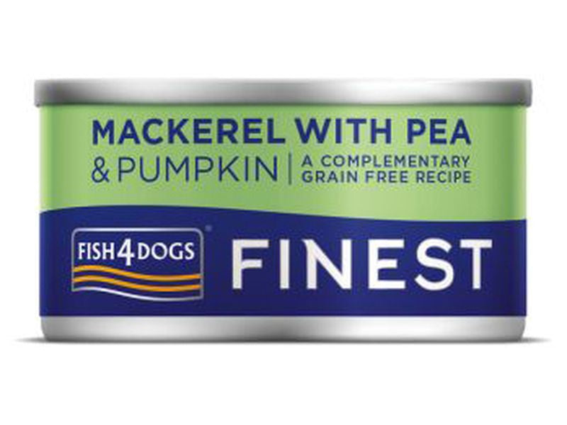 Fish4Dogs Finest Mackerel Pumpkin Tin 85g
