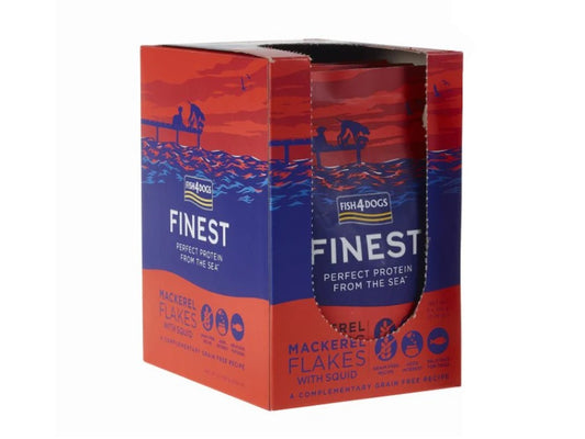 Fish4Dogs Finest Mackerel Flakes & Squid 100g