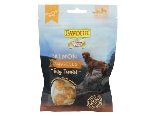 Favour Salmon Dumbells 100g