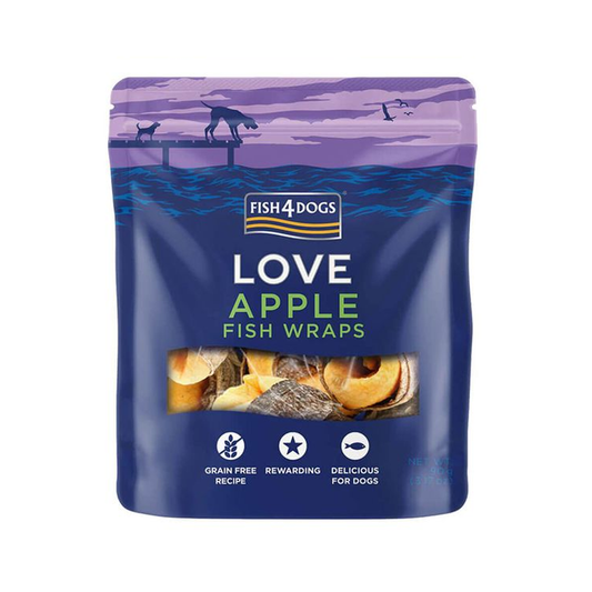 Fish4Dogs Love Apple Fish Wraps 90g