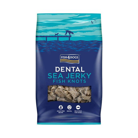 Fish4Dogs Dental Sea Jerky Knots 100g