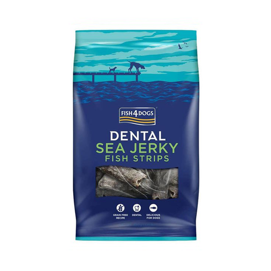 Fish4Dogs Dental Sea Jerky Fish Strips 100g