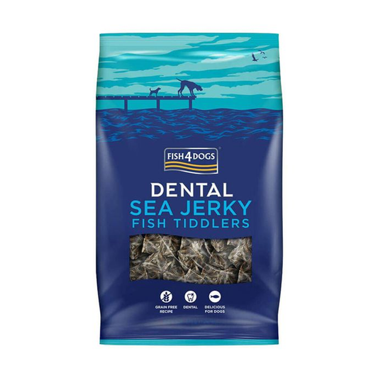 Fish4Dogs Dental Sea Jerky Fish Tiddler 115g