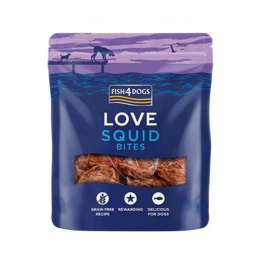 Fish4Dogs Love Squid Bites 80g