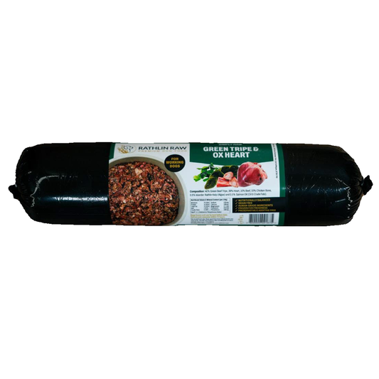 Rathlin Raw Green Tripe & Ox Heart 1kg
