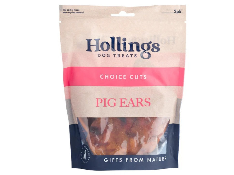 Hollings Pigs Ears 2pk