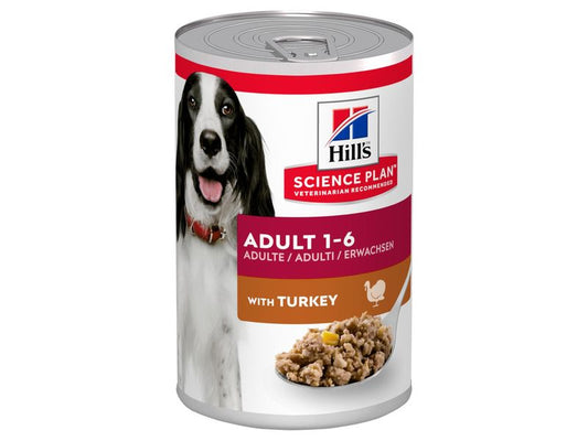 Hill's Science Plan Dog Can Adult Turkey 370g 12pk