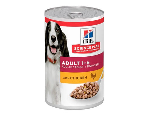 Hill's Science Plan Dog Can Adult Chicken 370g 12PK