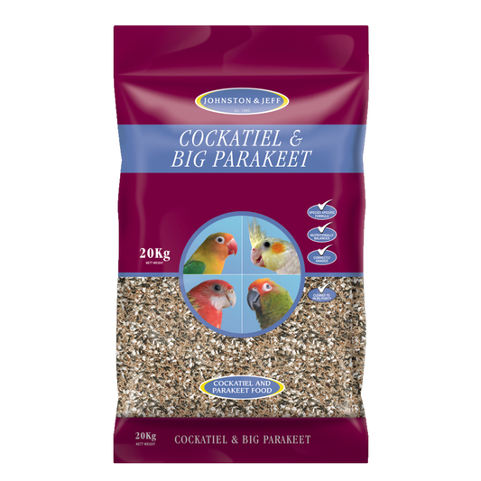 Johnston & Jeff Cockatiel & Parakeet Mix 20kg