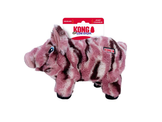 Kong Low Stuff Stripes Pig Medium