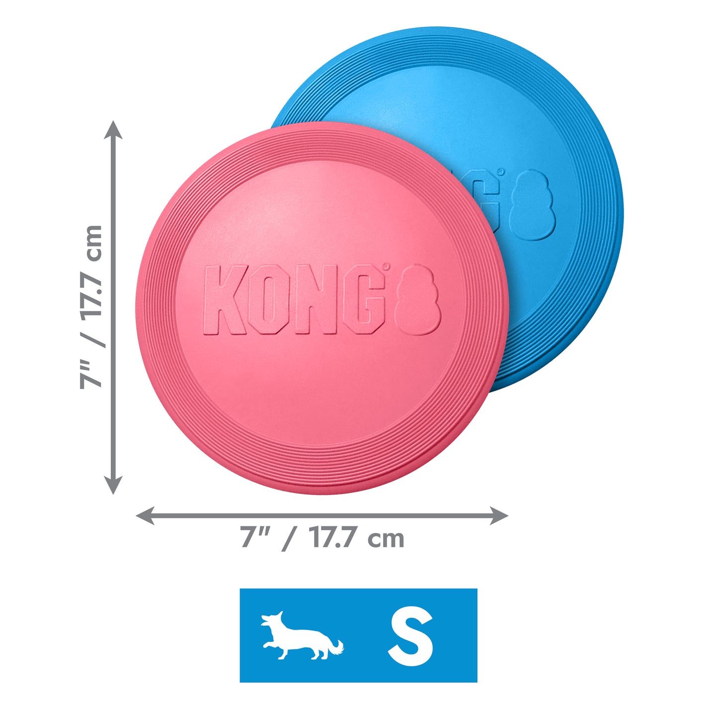 KONG Puppy Flyer Assorted L