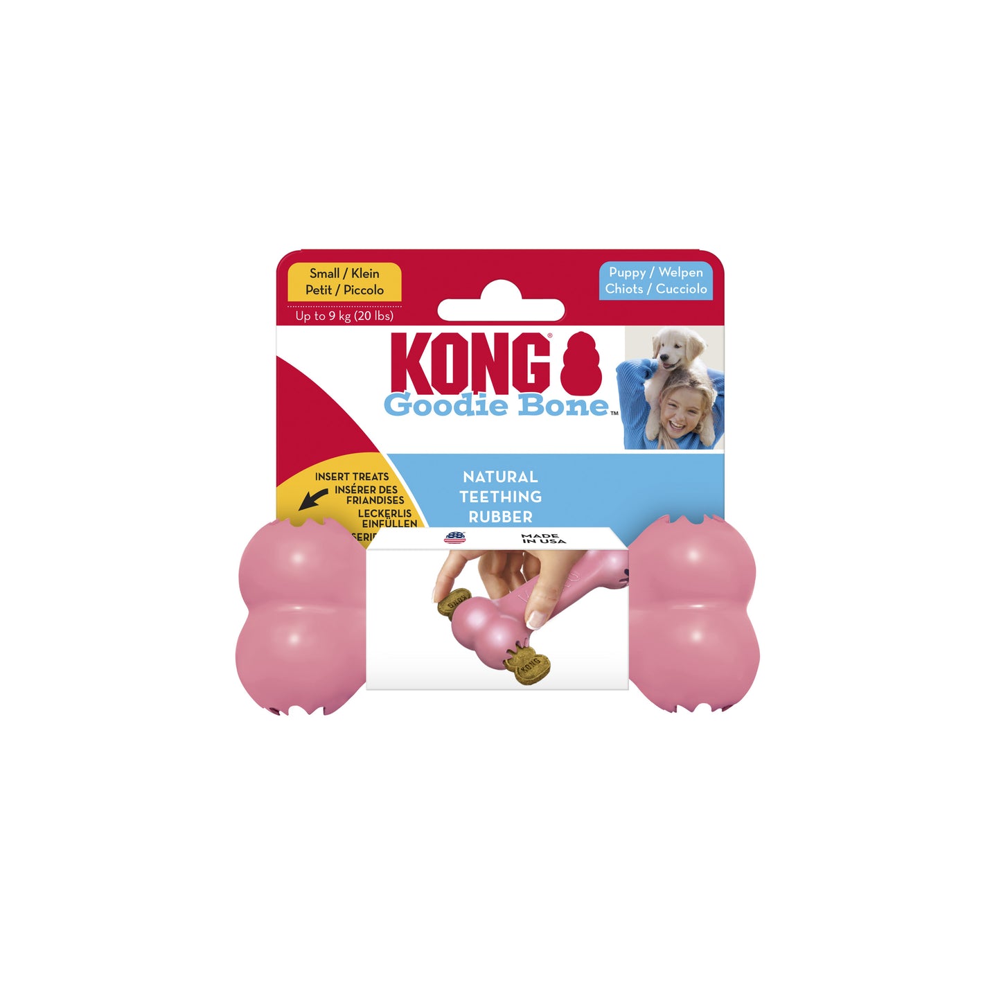 KONG Puppy Goodie Bone Assorted S