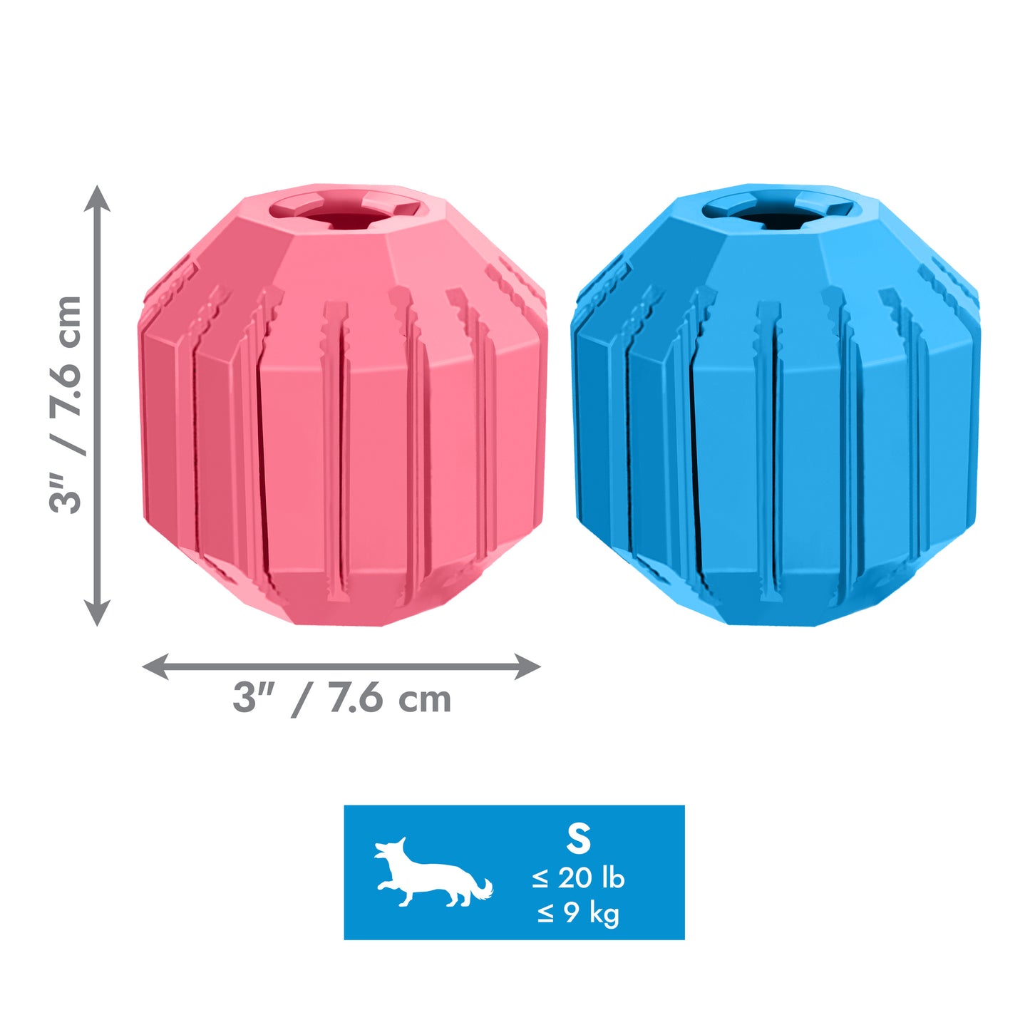 KONG Puppy Activity Ball Assorted S