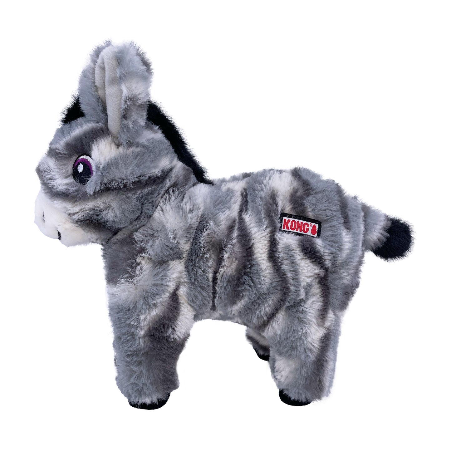 KONG Low Stuff Stripes Donkey M