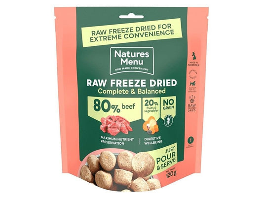 Natures Menu Complete Freeze Dried Beef 120g