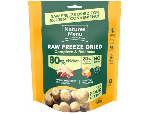 Natures Menu Complete Freeze Dried Chicken 120g