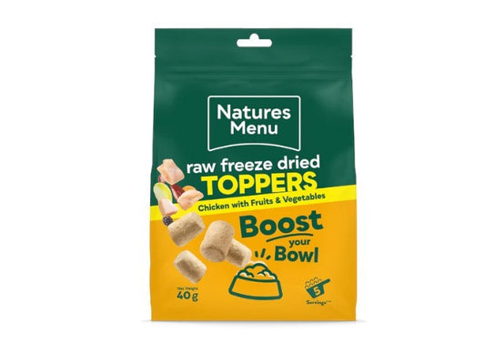 Natures Menu Raw Freeze Dried Topper Chicken 40g