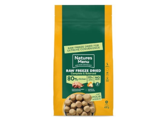 Natures Menu Raw Freeze Dried Complete Nugget Chicken 625g