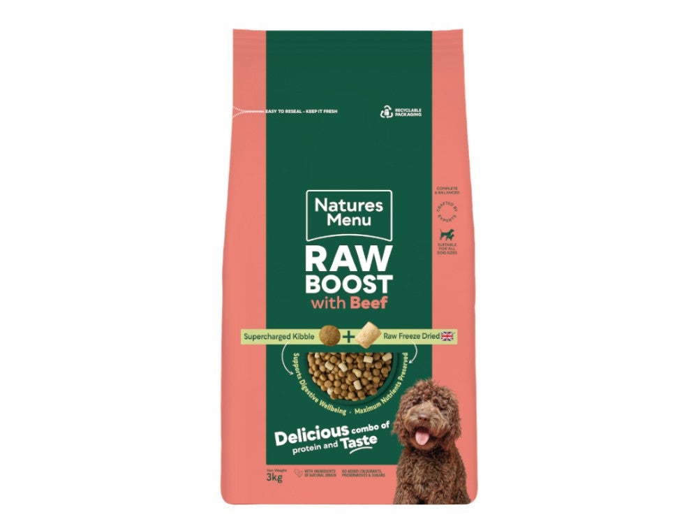 Natures Menu Raw Boost Beef 3kg