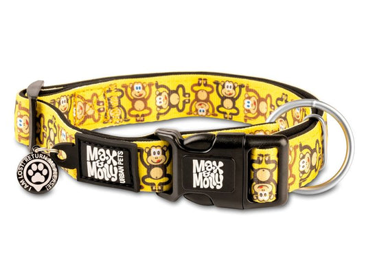 Max & Molly Monkey Maniac Smart ID Collar Medium