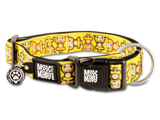 Max & Molly Monkey Maniac Smart ID Collar Extra Small