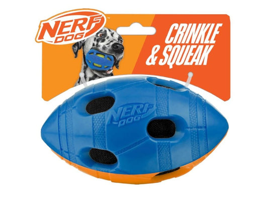 Nerf Bash, Squeak & Crunch Football 6"