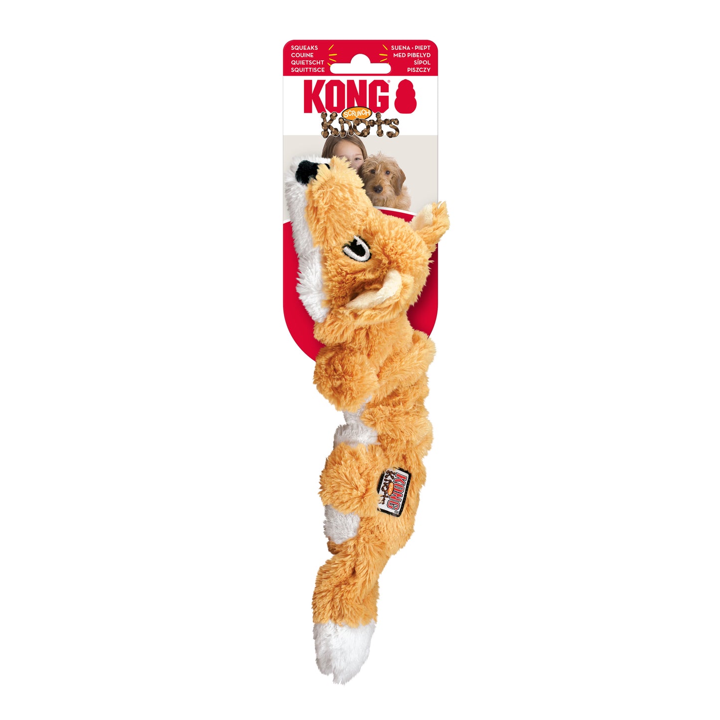 KONG Scrunch Knots Fox S