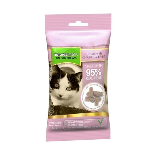 Natures Menu Cat Chicken & Liver Treats 60g