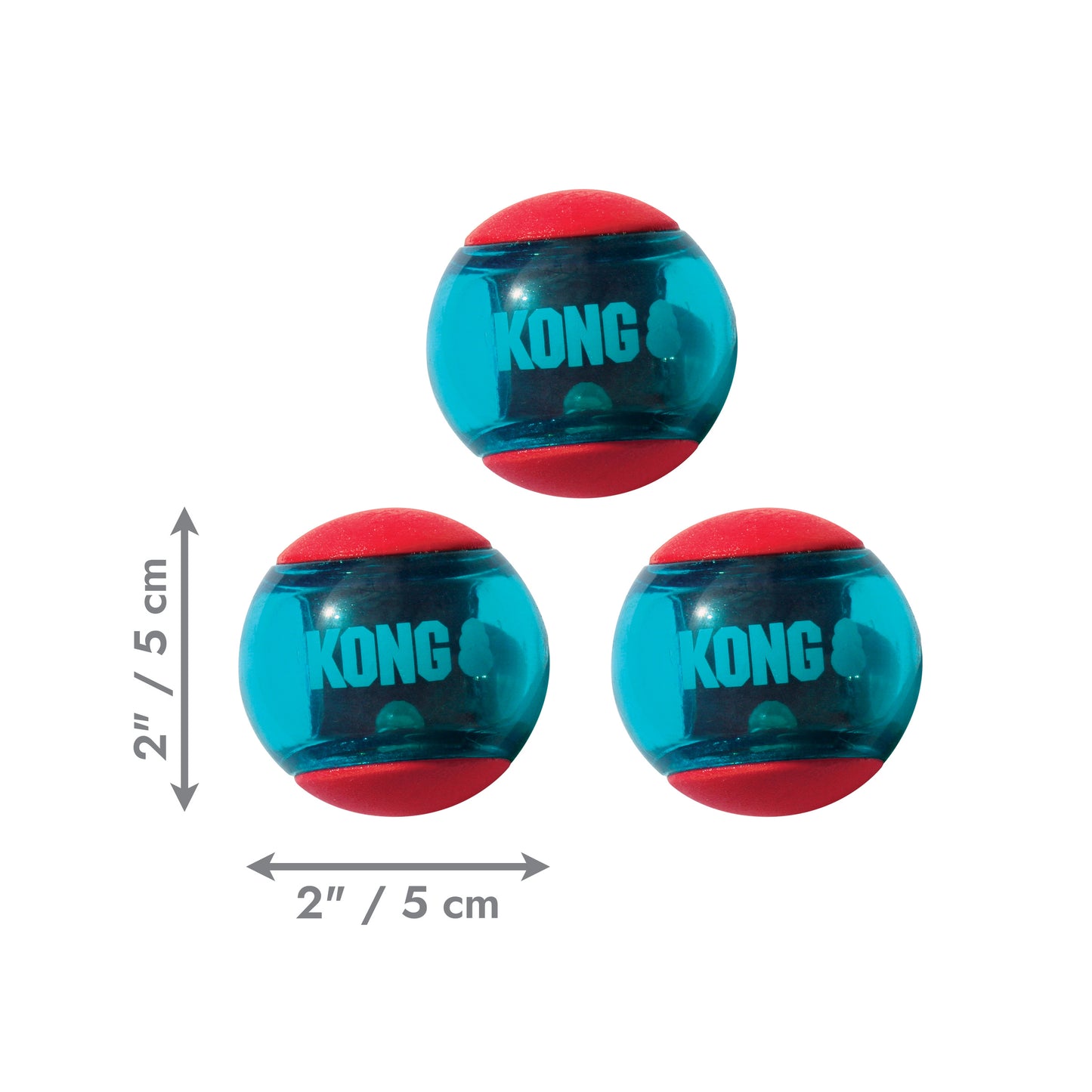 KONG Squeezz Action Ball S 3pk