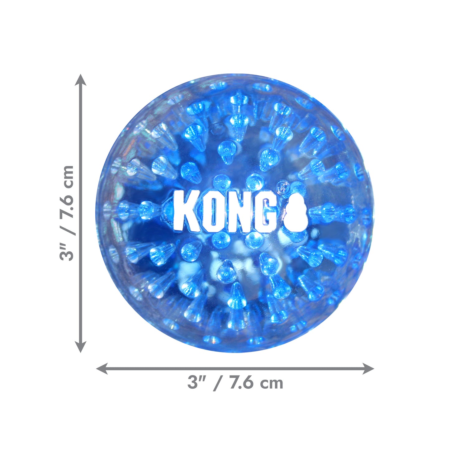 KONG Squeezz Geodz Ball L 2pk