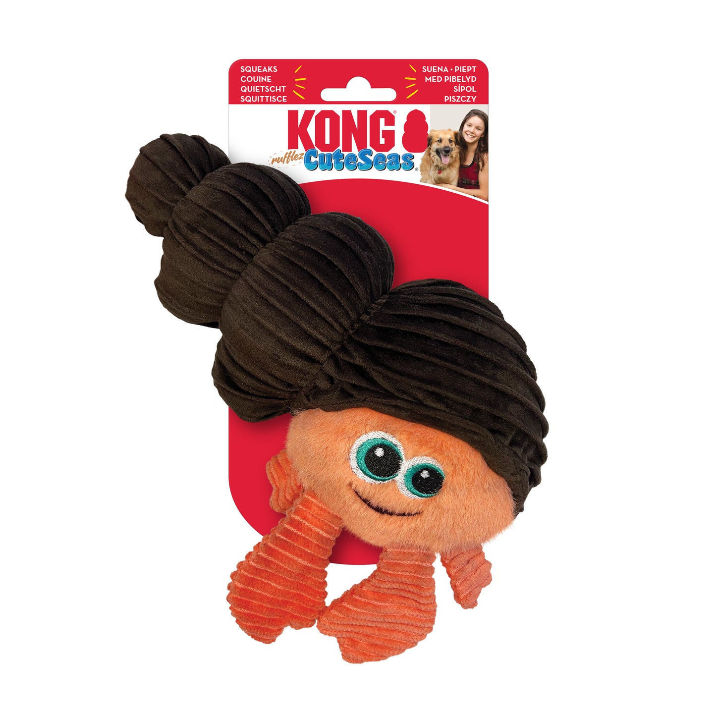 KONG CuteSeas Rufflez Hermit Crab S