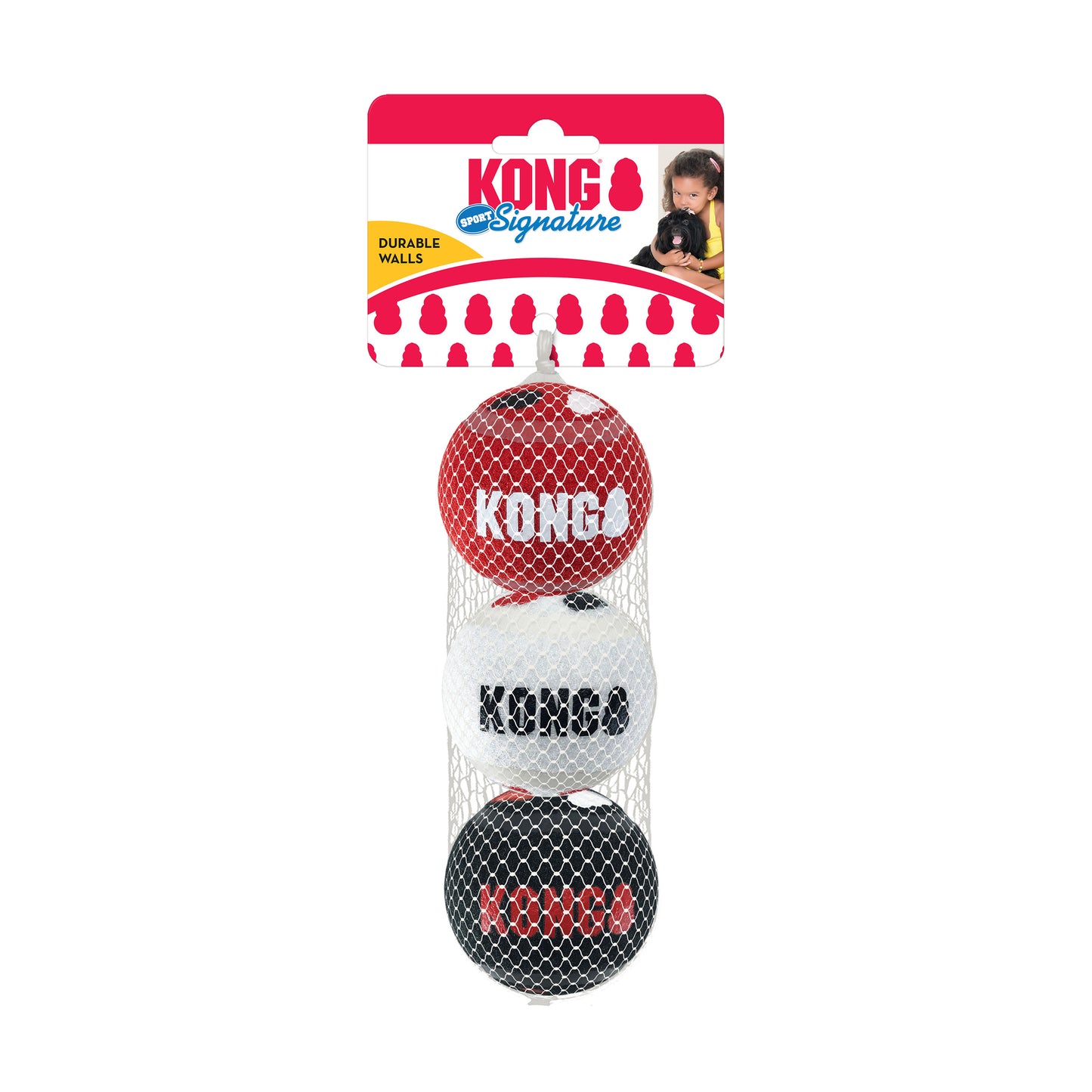 KONG Signature Sports Balls M 3pk