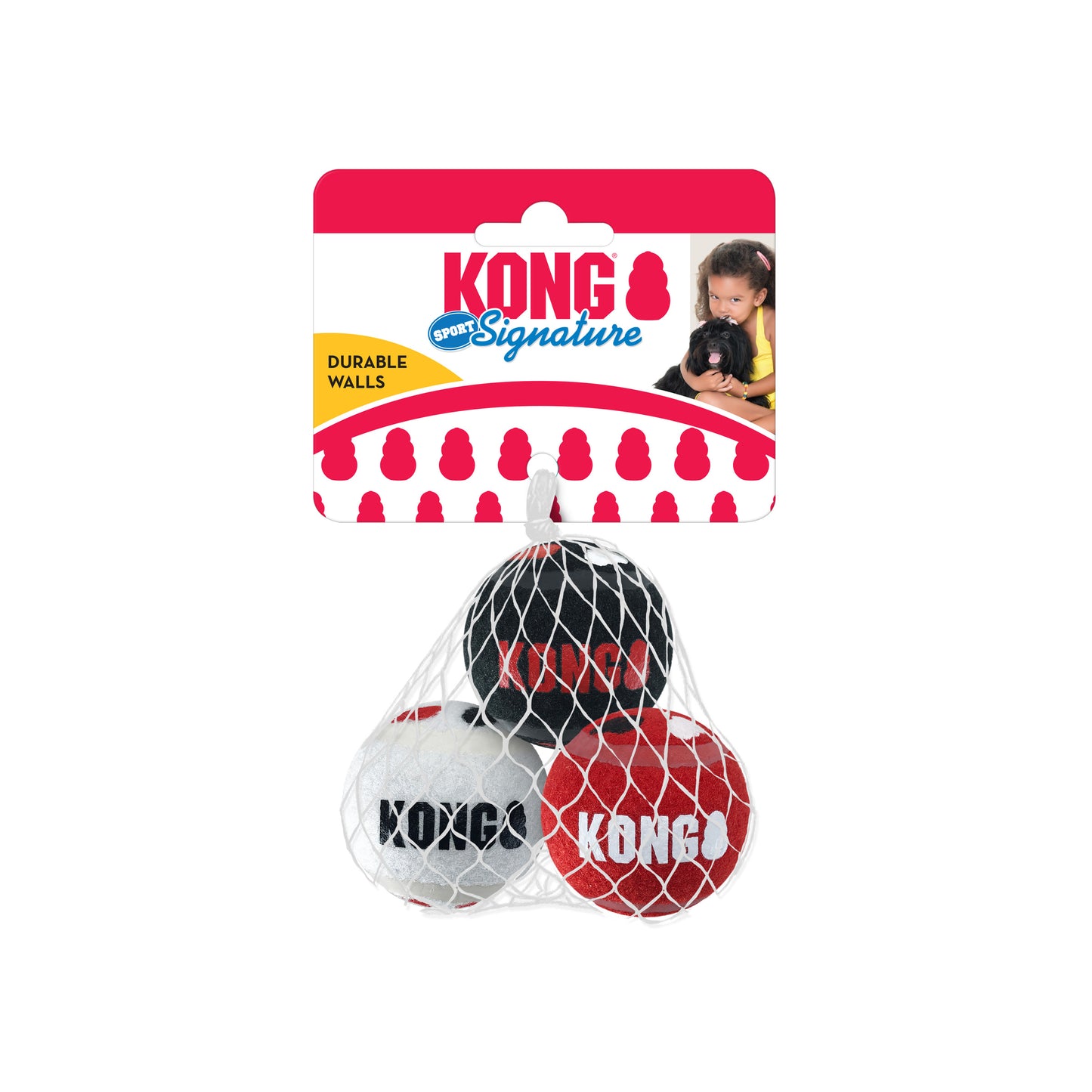 KONG Signature Sports Balls S 3pk